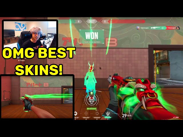 STREAMER TENZ BUY & REACT TO *NEW* ONI SKINS (VALORANT ONI COLLECTION)