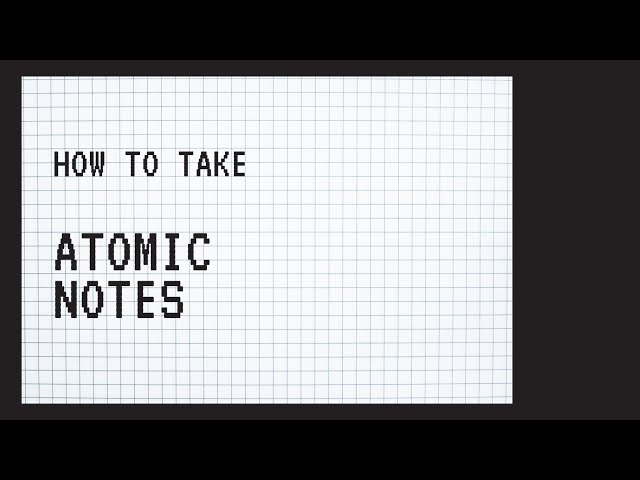 How To Take Smart Notes (3 methods no one's talking about)