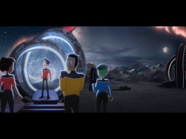 Boimler Gets Sucked To The Time Portal • Crossover Episode • Star Trek Strange New Worlds S02E07