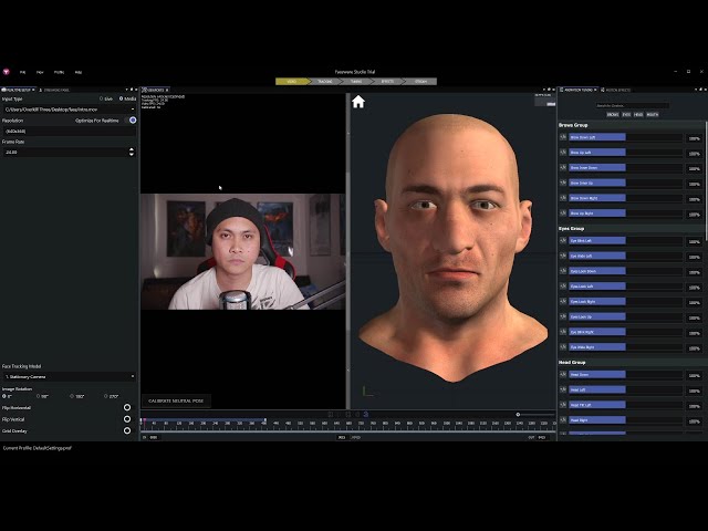 Face Mocap in Unreal Engine 4 using Faceware