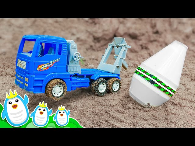 Bài hát Ocean Dream - Các xe trộn bê tông, xe chở rác tài giỏi - Đồ chơi trẻ em | BÉ HỌC ĐỘNG VẬT