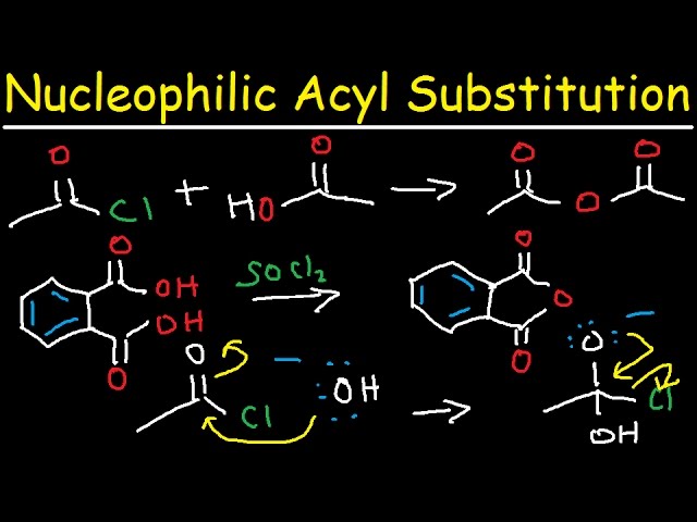 Nucleophilic Acyl Substitution Reaction Mechanism - Carboxylic Acid Derivatives, Organic Chemistry