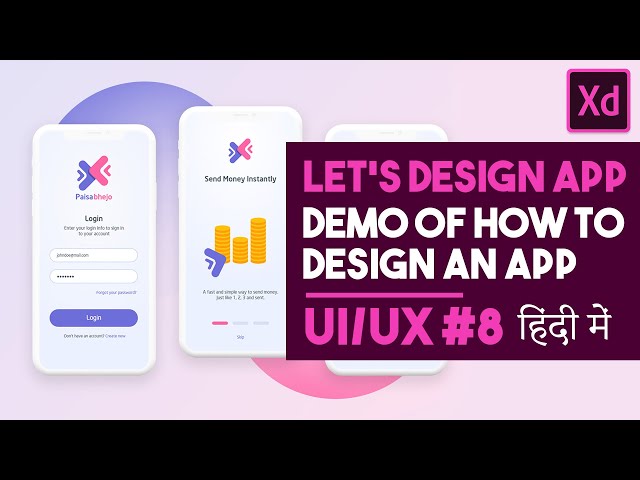 how to design an app in adobe xd, adobe xd tutorial in hindi graphics guruji PART 8