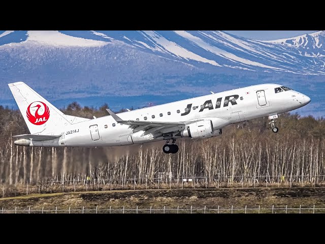 40 CLOSE UP TAKEOFFS in 25 MINUTES | Sapporo New Chitose Airport Plane Spotting Japan [CTS/RJCC]