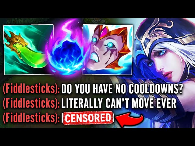 THE MOST ANNOYING ASHE BUILD YOU CAN POSSIBLY PLAY (FIDDLESTICKS WAS RAGING)