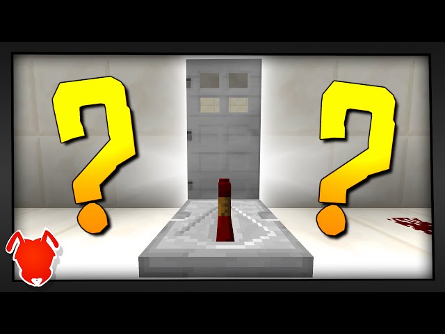 Minecraft / HOW TO OPEN THIS DOOR?! / Redstone Predicament