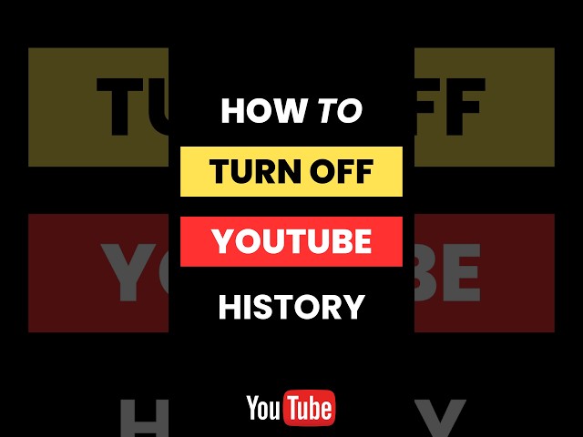 #how to Turn Off Youtube History #youtube #tutorial