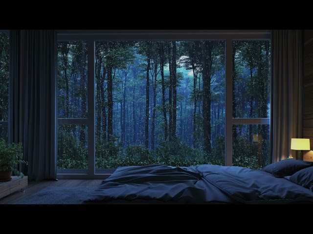 Rain and Thunder Sounds for Sleeping Relaxation Ambience | Rain Sounds for Relax, Reduce Stress