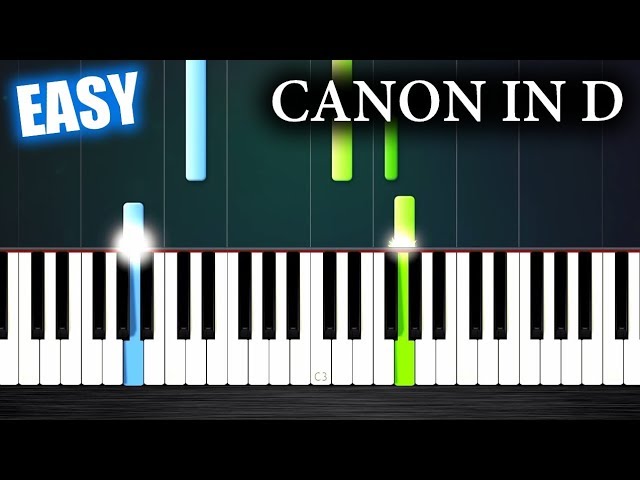 Canon in D - EASY Piano Tutorial by PlutaX