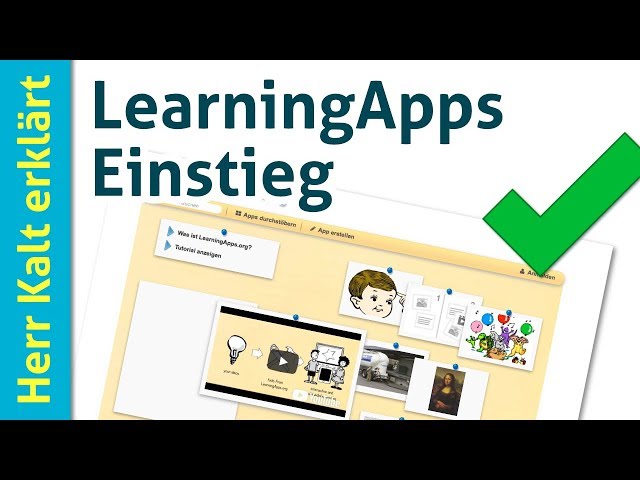Anleitung LearningApps: Einstieg und erste Schritte – Tutorial