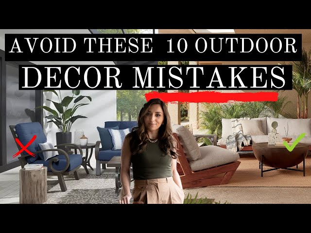 AVOID the BIGGEST OUTDOOR DECOR MISTAKES | EASY & BUDGET FRIENDLY FIXES |  HOUSE OF VALENTINA