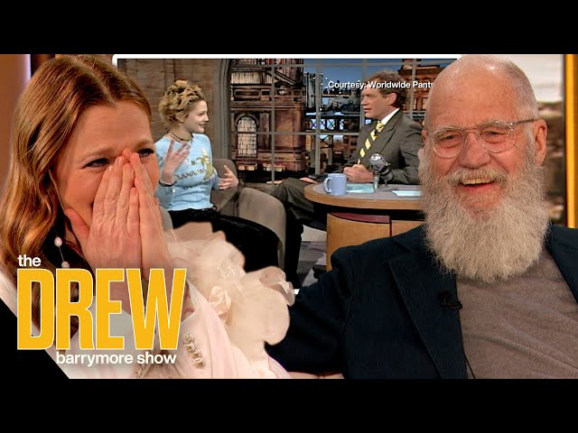 David Letterman Rewatches the Iconic Moment Drew Barrymore Flashed Him on TV 25 Years Ago (Extended)