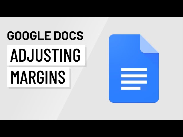 Google Docs: Adjusting Margins