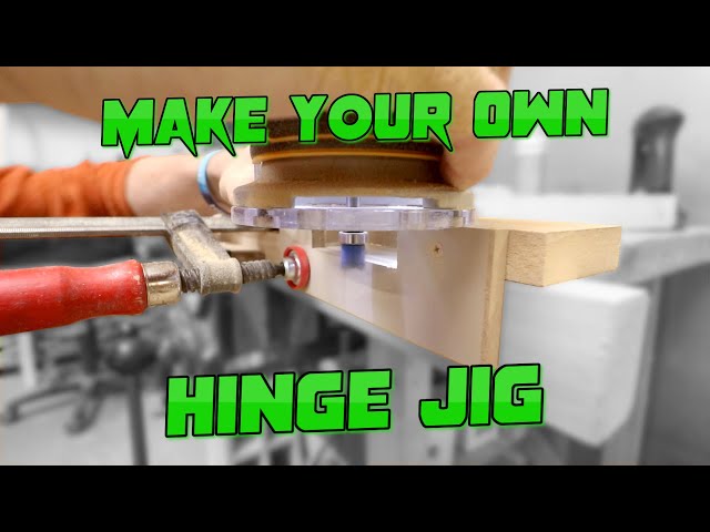 The Perfect Router Hinge Jig you can make in 5 minutes!