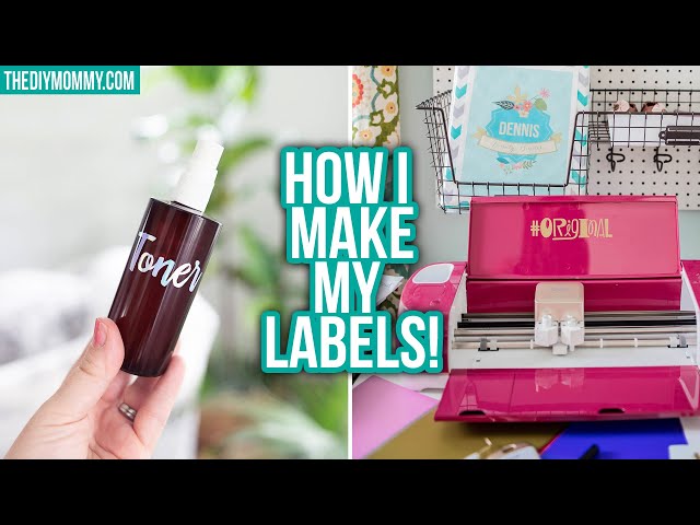 How to Make Labels with a Cricut | The DIY Mommy