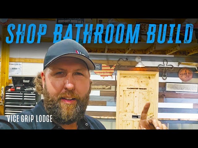 Shop FINALLY Get's A Bathroom!