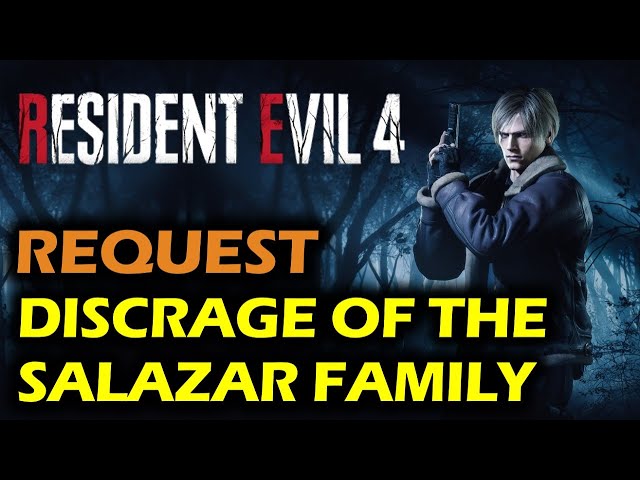 The Disgrace of the Salazar Family:  Deface Ramon's Portrait | Resident Evil 4 Remake