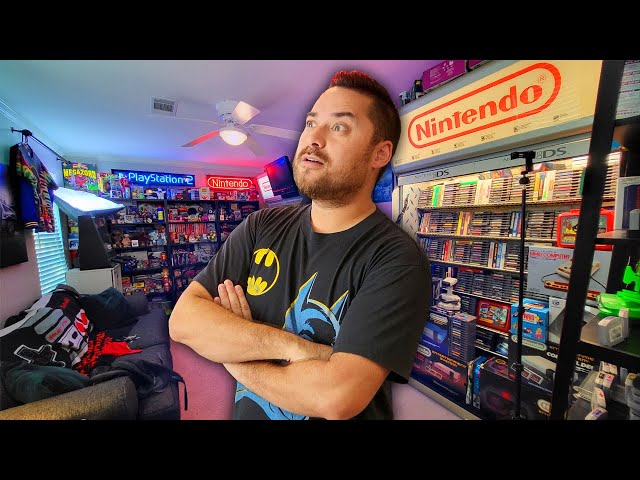 RETRO RICK'S Game Room is AWESOME!! | Game Room Tour