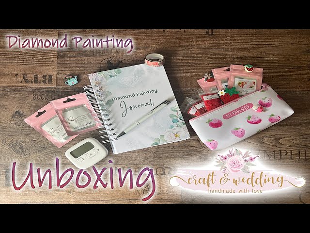 Diamond Painting  Unboxing | Erdbeer Case Set von Craft and Wedding und weitere tolle Produkte