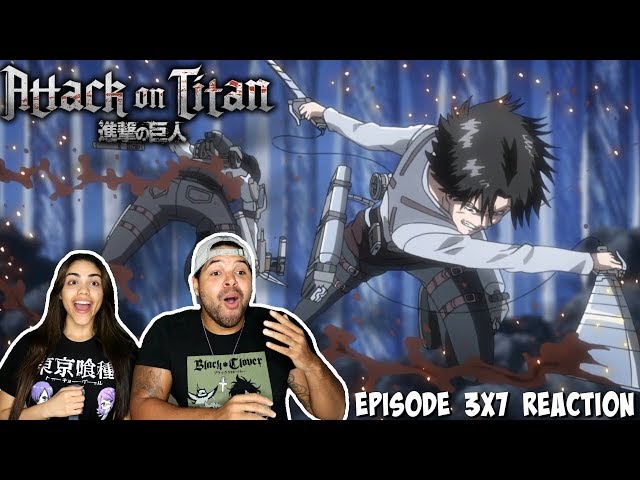 THE FIGHT FOR EREN! Attack On Titan Season 3 Episode 7 REACTION!!!