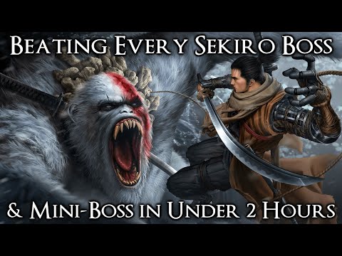 How to Beat Every Sekiro Boss & Mini-Boss in Under 2 Hours (w/Walkthrough Commentary)
