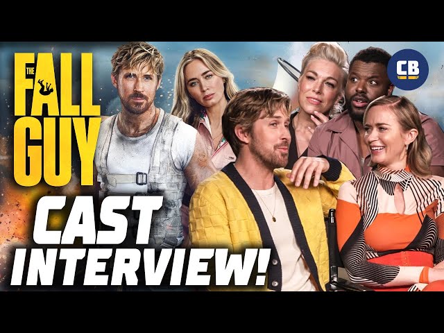 The Fall Guy's Ryan Gosling & Emily Blunt Talk T-Swift And Terrifying Stunts! The Fall Guy Exclusive