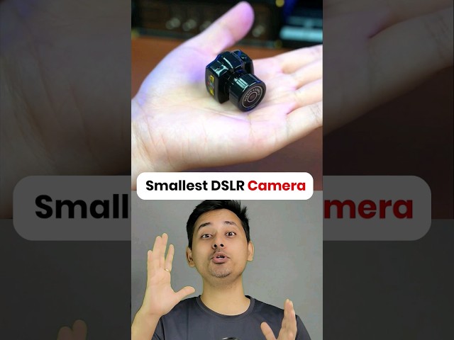 World's Smallest Camera 🔥