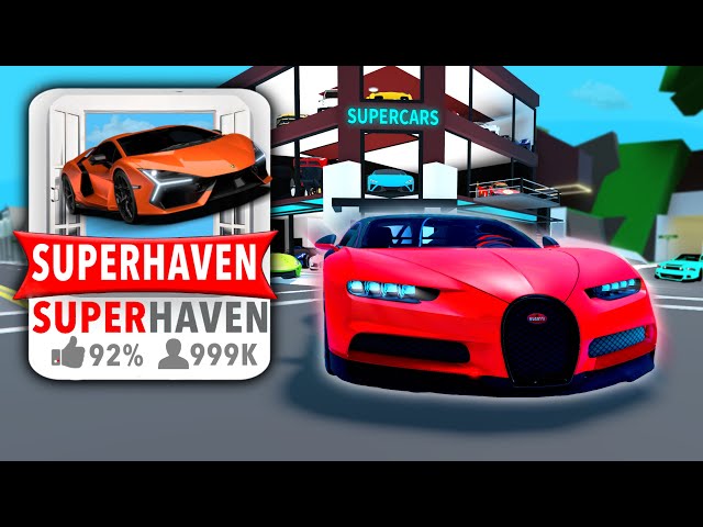 I CREATED A BROOKHAVEN FOR SUPERCARS!