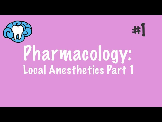 Local Anesthetics | Categories and Calculations | INBDE, ADAT