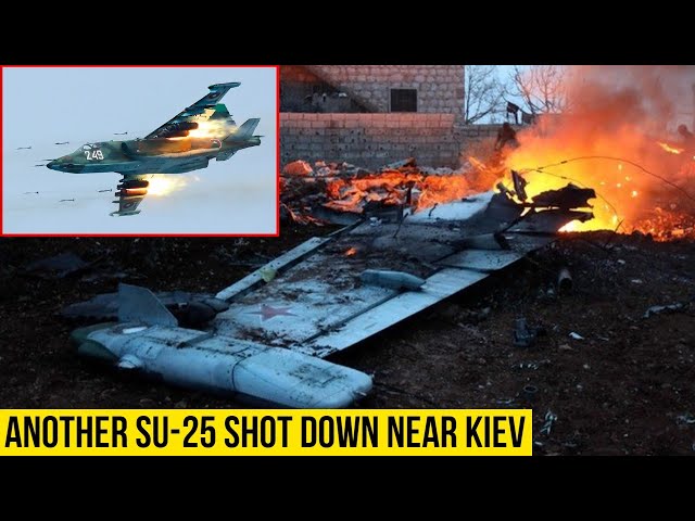 Another Su-25 attack aircraft shot down near Kiev.