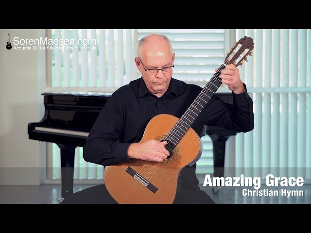 Amazing Grace (Christian Hymn) - Danish Guitar Performance - Soren Madsen