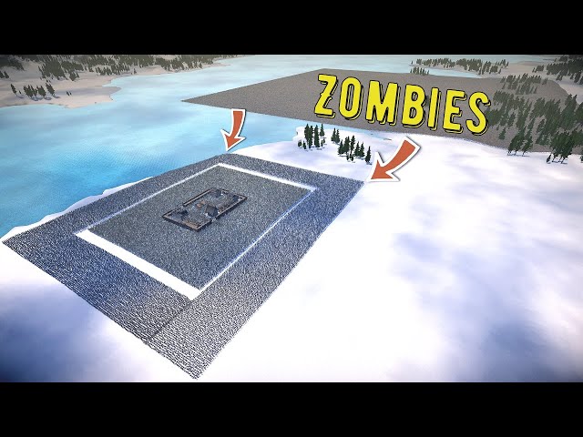 Can Knights & Elves Defend Settlement From 1,500,000 Zombies - UEBS 2