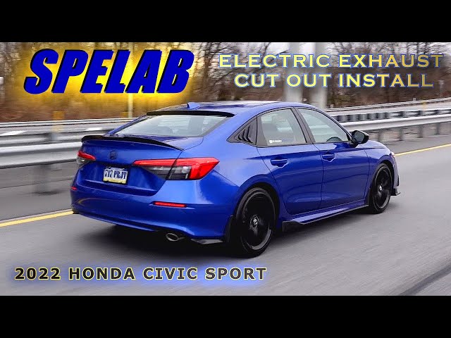 SPELAB Electronic Exhaust Cut Out Install on my 11th Gen 2022 Honda Civic Sport