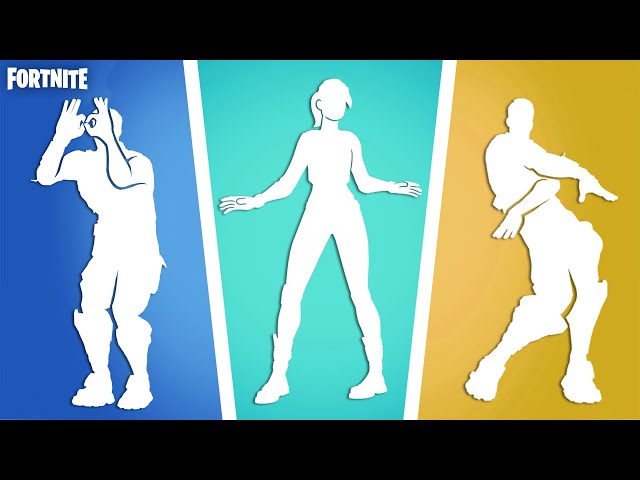 Top 100 Legendary Fortnite Dances With The Best Music!