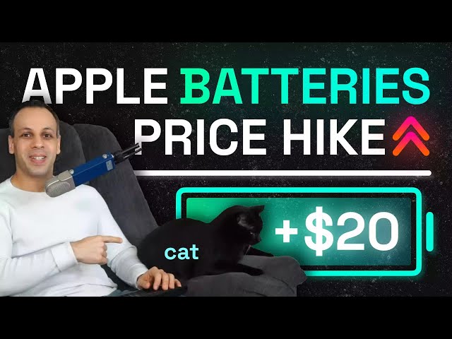 Apple increases battery prices