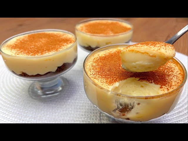 A new recipe for a homemade dessert in 5 minutes that melts in your mouth! No baking!