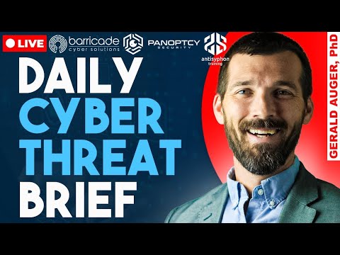 (AUDIO) Daily Cyber Threat Briefing Podcast Presented By Simply Cyber