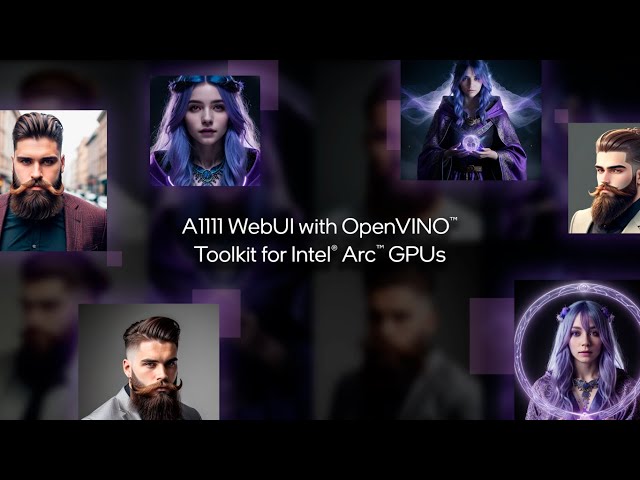 A1111 WebUI with OpenVINO™ Toolkit for Intel® Arc™ GPUs