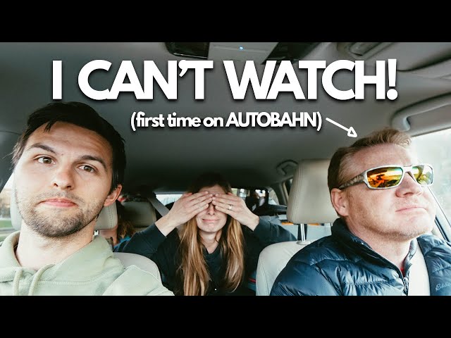 Our American Parents on the German Autobahn for the First Time + DAD DROVE! (record speeds!!) 🚙