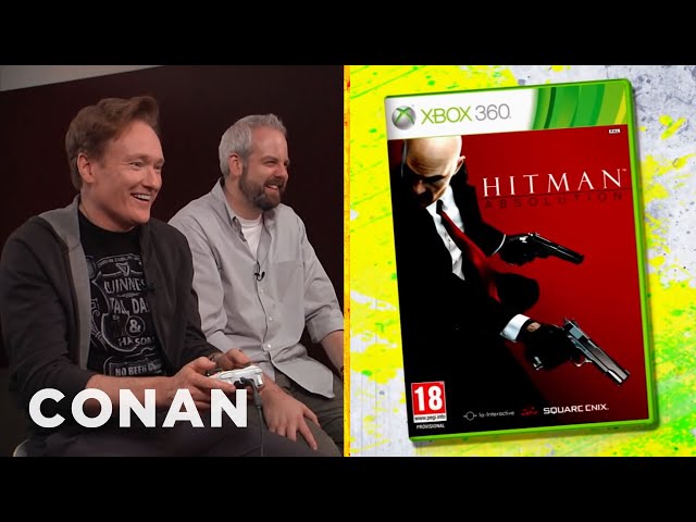 Conan O'Brien Reviews "Hitman: Absolution" - Clueless Gamer | CONAN on TBS