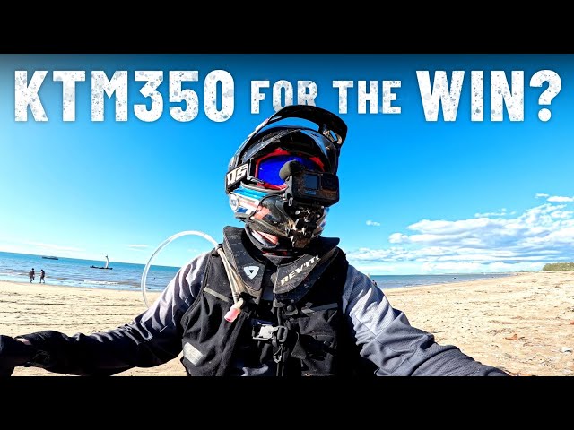 KTM350 EXC vs Little Chinese Bike on the BEACHES of MADAGASCAR🇲🇬[S7-E100]