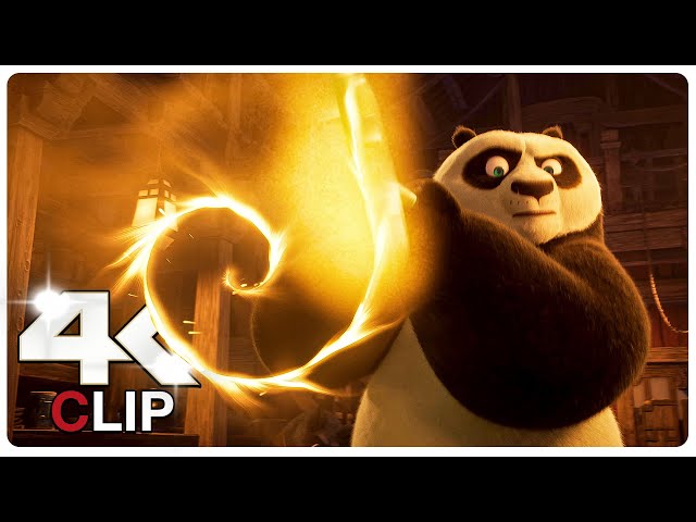 Po Uses Dragon Warrior Powers In Human World Scene | KUNG FU PANDA 4 (NEW 2024) Movie CLIP 4K
