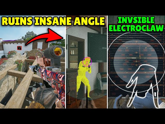 INSANE Snipers Spot On Coastline's Ruins! | 200 IQ Kaid Invisible Trick! - Rainbow Six Siege