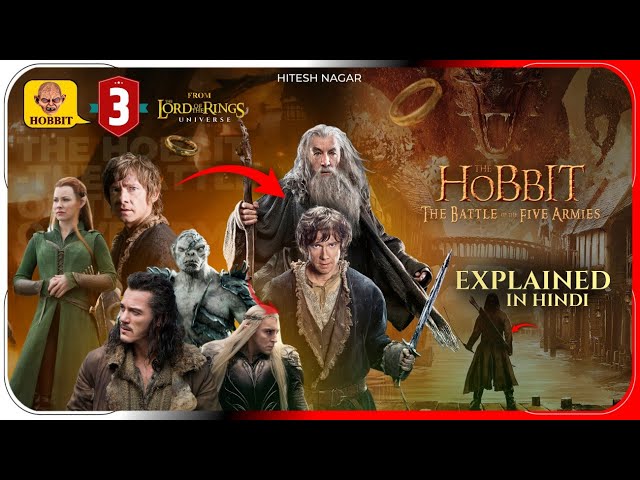 Hobbit 3 | The Hobbit The Battle of the Five Armies Movie Explained In Hindi / उर्दू | Hitesh Nagar
