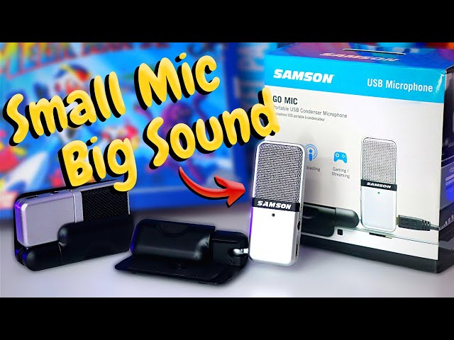 Best & Cheapest Streaming Microphone EVER - Samson Portable Go Mic!