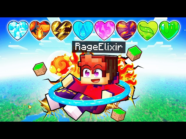 Minecraft but CUSTOM HEARTS give me POWERS!