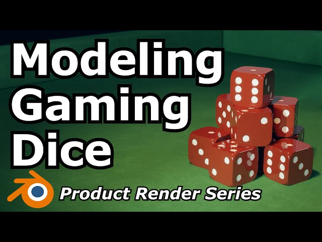 Modeling Gaming Dice | Modeling a D6 in Blender