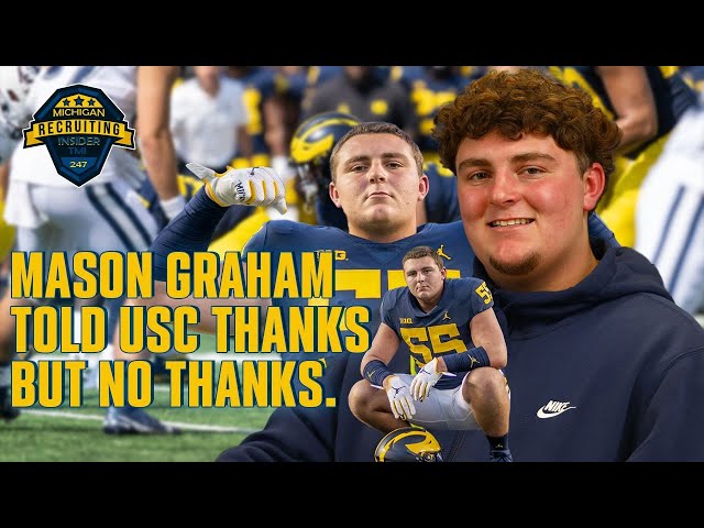 That time Mason Graham told USC' thanks, but no thanks...