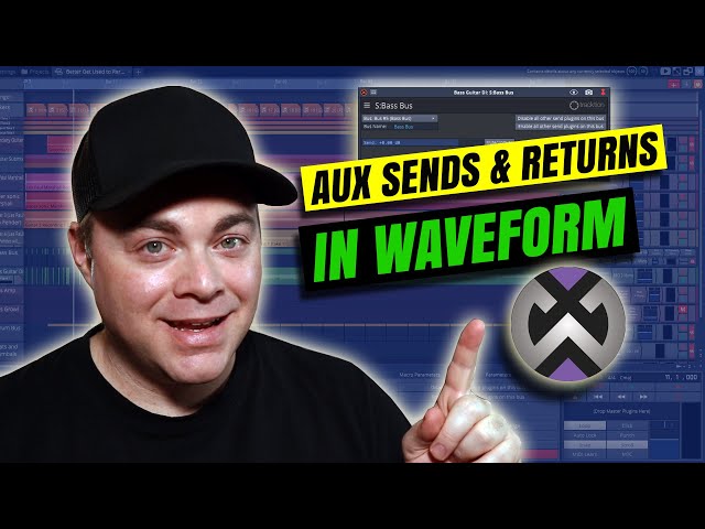 Tracktion Waveform Tutorial | How to Use Aux Sends and Returns in Waveform Free & Pro