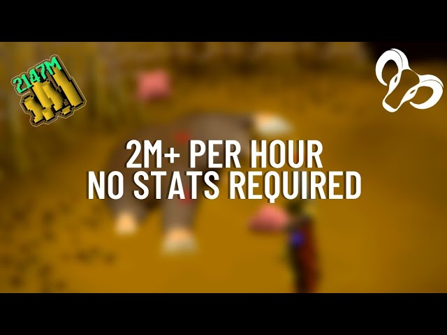 Making Over 2.5m Per Hour Without Any Stats Required! - Old School Runescape Money Making Method